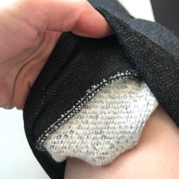 Black Fleece Leg Warmers Winter Knee Socks Warm Leggings Soft Pants Made in USA - Picture 3 of 8